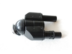 Бинокулярная насадка АУ-12 черного цвета для микроскопа