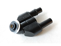 Бинокулярная насадка АУ-12 черного цвета для микроскопа